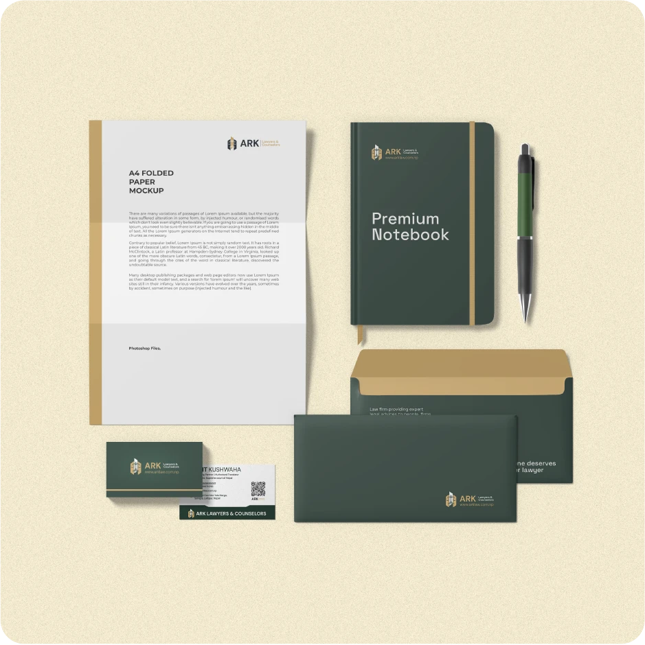 Professional corporate materials design services by Design Grow