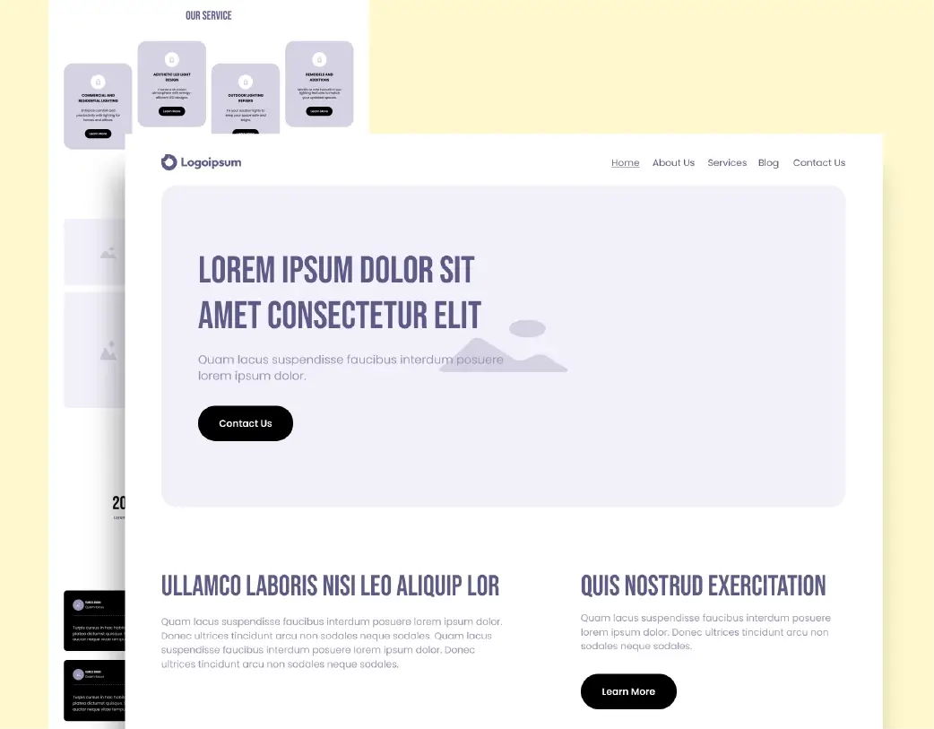 Professional wireframe design services by Design Grow